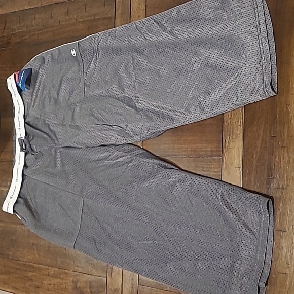 Champion Pants - Champion Grey Fold Over Crop Track Pants L